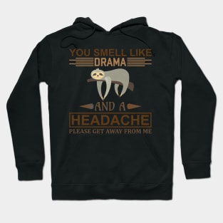 You smell like drama and a headache, please get away from me Hoodie
